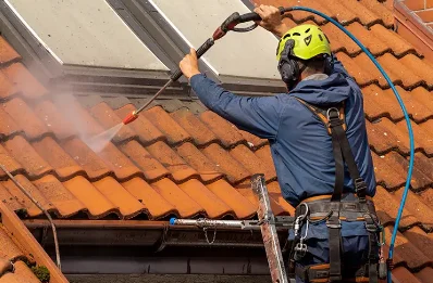 Démoussage et hydrofuge de toiture à Bouilh-Devant